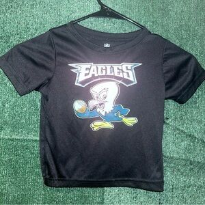Philadelphia Eagles Caricature Logo Toddler 2t Shirt NFL Birds PA